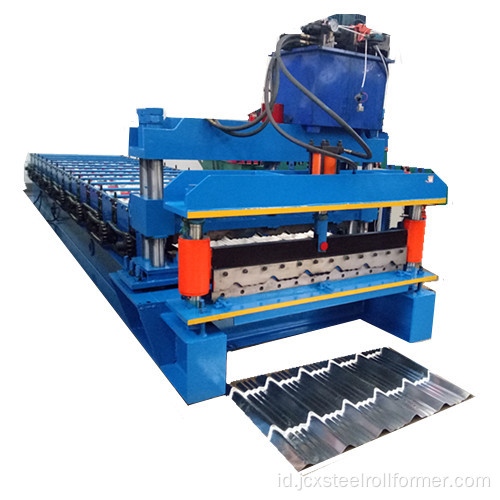 Aluminium Langkah Tile Roof Roll Forming Machine